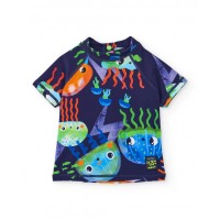 Boys knitted swim T-shirt Boys knitted swim T-shirt