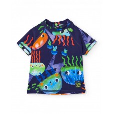 Boys knitted swim T-shirt 