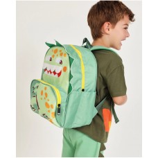 Boys woven backpack with dinosaur design 