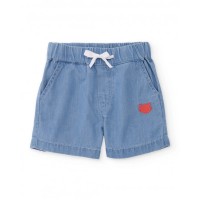Boys woven bermuda shorts in lightweight denim 