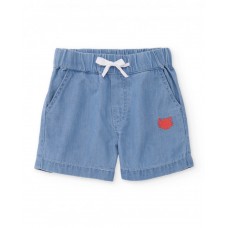 Boys woven bermuda shorts in lightweight denim 