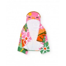 Girls knit hooded towel 