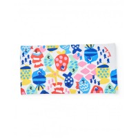 Girls knit towel with a nautical print Girls knit towel with a nautical print