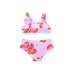 Girls knitted bikini with flower appliqué 