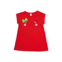 Girls knitted dress with embroidered details Girls knitted dress with embroidered details