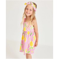 Girls knitted dress with flared skirt Girls knitted dress with flared skirt