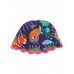 Girls knitted hat with reversible design 