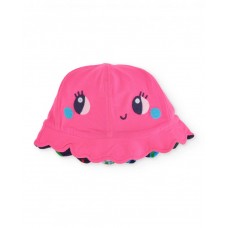 Girls knitted hat with reversible design Girls knitted hat with reversible design