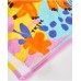 Girls knitted poncho towel with animal design 