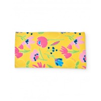 Girls knitted towel with floral print Girls knitted towel with floral print