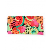 Girls knitted towel with fruit print Girls knitted towel with fruit print