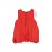 Girls woven dress with balloon design 