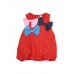Girls woven dress with balloon design 