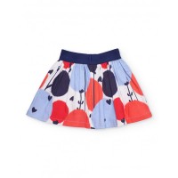 Girls woven skirt with elasticated waistband 
