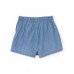 Girls woven skort in lightweight denim 