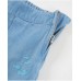 Girls woven skort in lightweight denim 