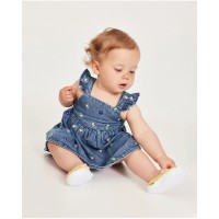 Newborn denim woven dress Newborn denim woven dress
