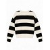 ZEBRA BLACK AND WHITE KNITWEAR ZEBRA BLACK AND WHITE KNITWEAR