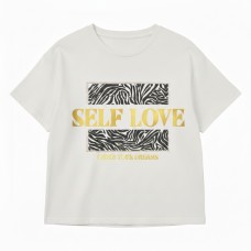 WHITE SELF LOVE  T-SHIRT LOSAN