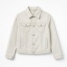 WHITE DENIM JACKET LOSAN FOR GIRLS