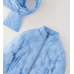 SKY BLUE JACKET WITH SCARF
