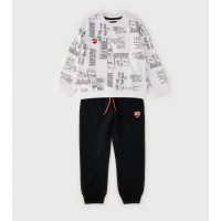 DUCATI WHITEGREY SUIT FOR BABYKIDS