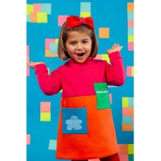 Agatha Ruiz De La Prada Girls Tricolour Dress Agatha Ruiz De La Prada Girls Tricolour Dress