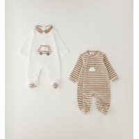 TWO ROMPERS WITH FEET TWO ROMPERS WITH FEET
