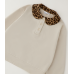 ANIMAL PRINT CREWNECK SWEATSHIRT