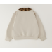 ANIMAL PRINT CREWNECK SWEATSHIRT
