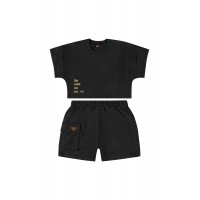GLOSS BLACK SET WITH SLEEVES 