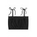 GLOSS SLEEVELESS BLACK SET