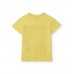 Yellow children's t-shirt with skate print Yellow children's t-shirt with skate print
