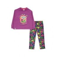Set plush purple girl Robot Maker