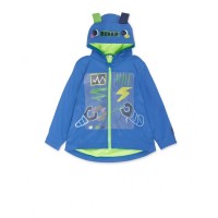 Robot Maker boy's blue trench coat 