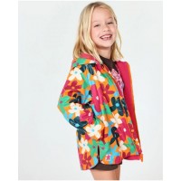 Trekking Time girl's orange trench coat 