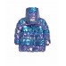 Robot Maker girl's lilac blue padded parka 