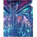 Robot Maker girl's lilac blue padded parka 