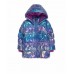 Robot Maker girl's lilac blue padded parka 
