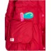 Red padded parka for girls Besties collection