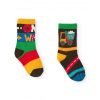 Multicolored-childrens-socks-with-vehicle-motifs 