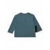 Boys long-sleeved T-shirt with guitarist bird print 