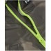 Boys raincoat with hood in black and green 