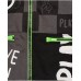Boys grey hoodie set with graphic print and green details 