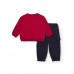 Boys multicoloured set with detective dog print
