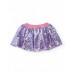 Girls sequin skirt in pink with multi-colored glitter 