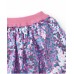Girls sequin skirt in pink with multi-colored glitter 