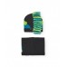 Boys grey knitted hat and neck warmer pack with dinosaur design 