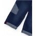 Boys blue denim pants with pockets and contrasting details 