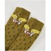 Set of boys' socks with a camouflage print and monster design 